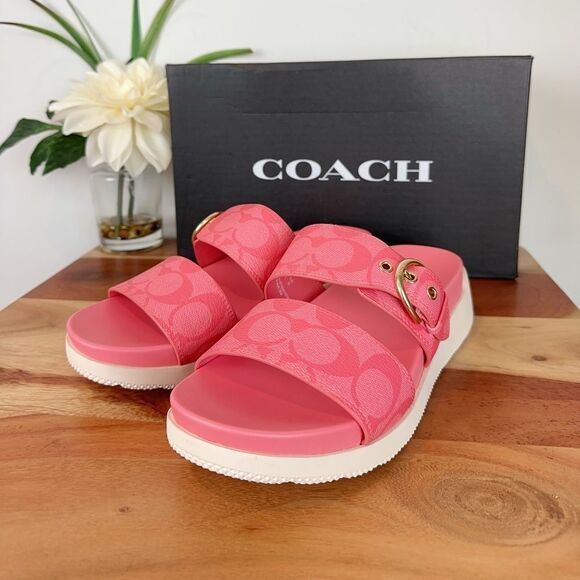 NWT Coach Gwen Signature Sandal‎ size US5B - Picture 4 of 9
